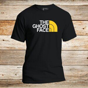 The Ghost Face Parody Black T-Shirt - Soft modern fit 90s Hip Hop black tee NEW